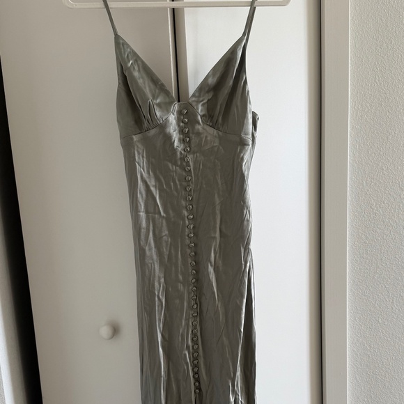 NWT Shona Joy La Lune Sage Bias Slip Dress – Size 6 - Picture 2 of 4